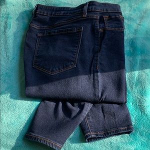 Rockstar skinny jeans in deep indigo